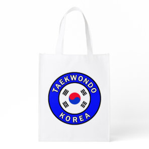 Taekwondo Korea Grocery Bag