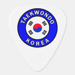 Taekwondo Korea Guitar Pick