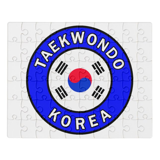 Taekwondo Korea Jigsaw Puzzle (Puzzle Horizontal)