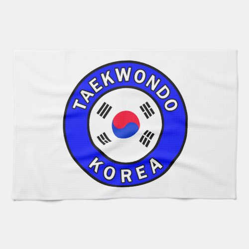 Taekwondo Korea Kitchen Towel