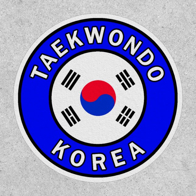 Taekwondo Korea Patch (Front)