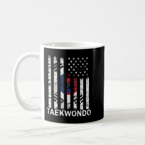 Taekwondo Korean Martial Arts Training Korean Flag Coffee Mug