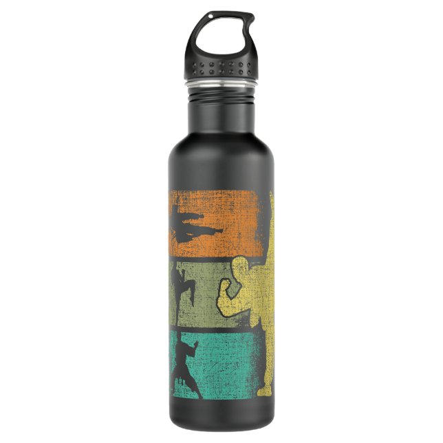 Taekwondo Korean Mixed Martial Arts Karate MMA Stainless Steel Water Bottle (Front)