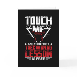 Taekwondo Lesson Card