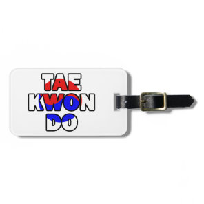 Taekwondo Luggage Tag
