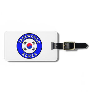 Taekwondo Luggage Tag
