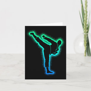 Taekwondo Martial Arts Dad Men Boys Karate Card