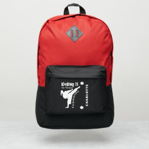 Taekwondo Martial Arts Girls Cute Personalized Port Authority® Backpack