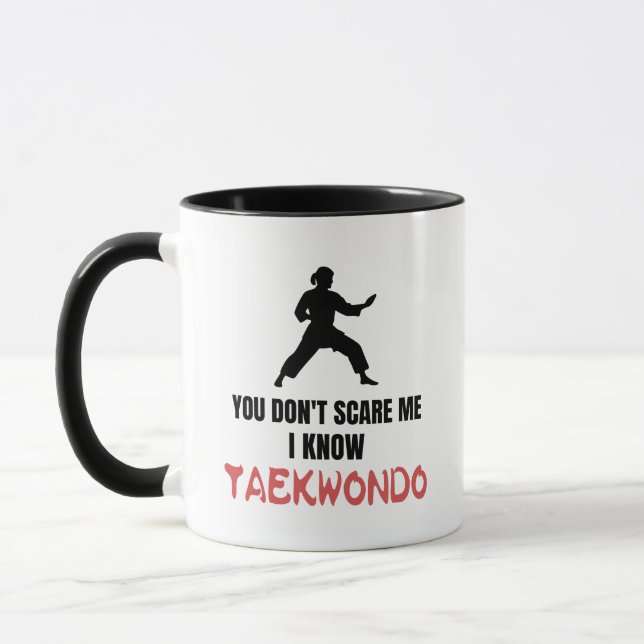 Taekwondo Martial Arts Instructor Coach Mug (Left)