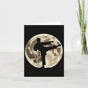 Taekwondo Martial Arts Kids Men Boys Karate Card