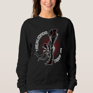 Taekwondo Mode On Taekwondo Black Belt Sweatshirt