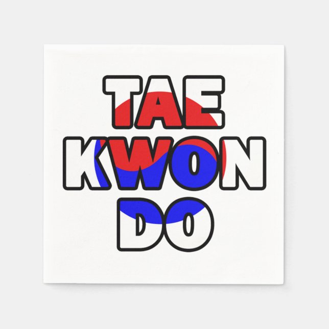 Taekwondo Napkins (Front)