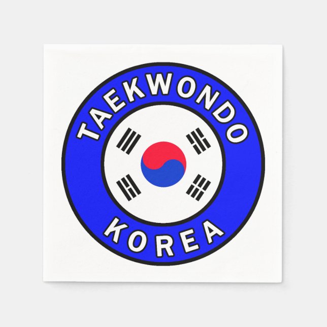 Taekwondo Napkins (Front)