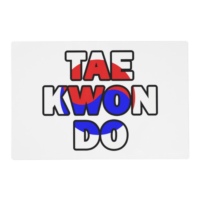 Taekwondo Placemat (Front)