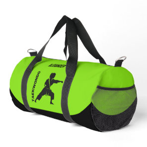 Taekwondo Player, Birthday Gift, Team Karate Duffle Bag
