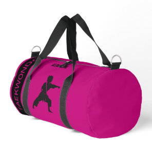 Taekwondo Player, Birthday Gift, Team Karate Duffle Bag