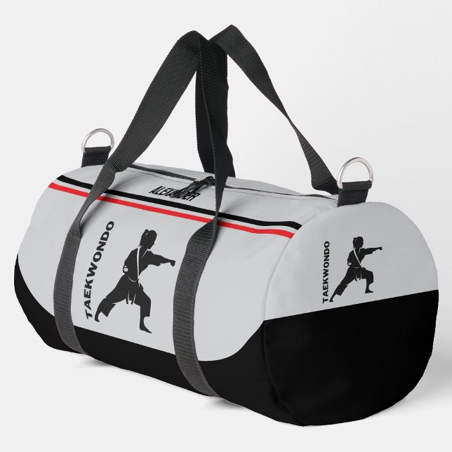 Taekwondo Player, Birthday Gift, Team Karate  Duffle Bag (Creator Uploaded)