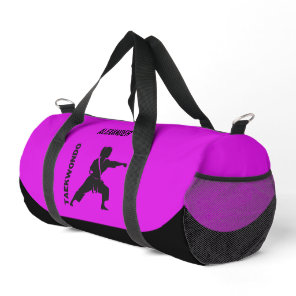 Taekwondo Player, Birthday Gift, Team Karate Duffle Bag