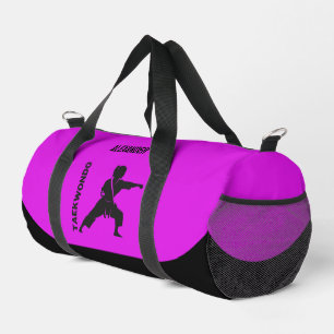 Taekwondo Player, Birthday Gift, Team Karate Duffle Bag