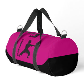 Taekwondo Player, Birthday Gift, Team Karate Duffle Bag