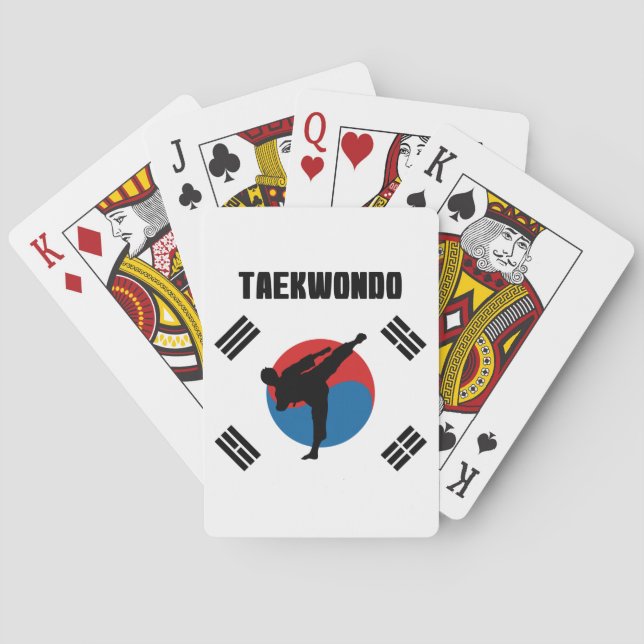 Taekwondo Poker Cards (Back)