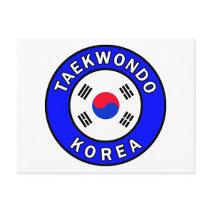 Taekwondo Postcard