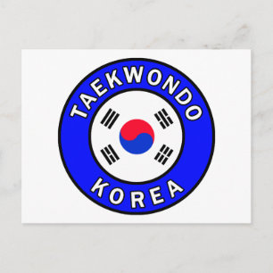 Taekwondo Postcard