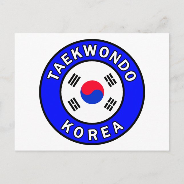Taekwondo Postcard (Front)