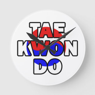 Taekwondo Round Clock