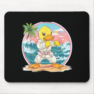 Taekwondo Rubber Duck Kickboxing Animal Jiu-Jitsu Mouse Pad