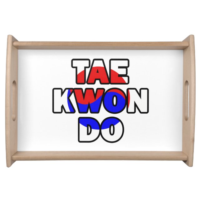 Taekwondo Serving Tray (Front)