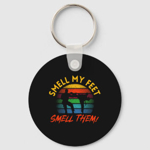 Taekwondo Smell My Feet Shirt Funny Karate For Boy Keychain