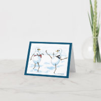 Taekwondo snowman