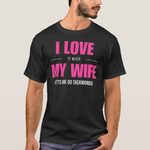 Taekwondo Tango Tee - Express Your Love with I Lov
