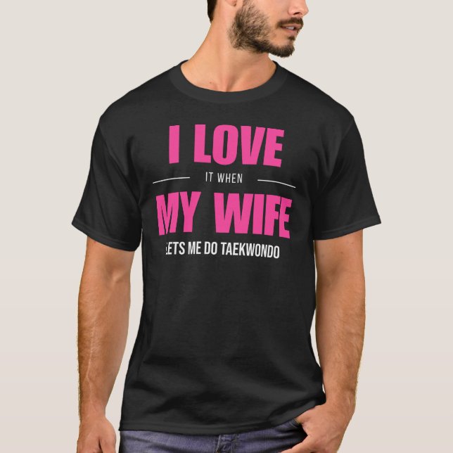 Taekwondo Tango Tee - Express Your Love with I Lov (Front)