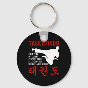 Taekwondo Keychains - No Minimum Quantity | Zazzle