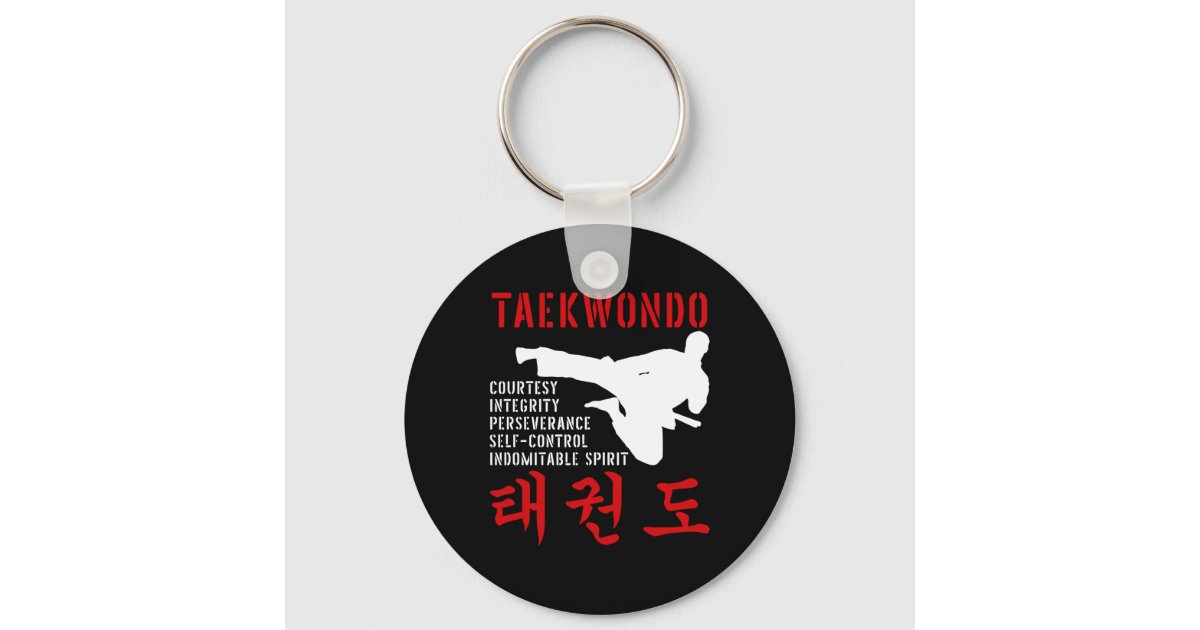 Taekwondo Martial Arts Keychain Zazzle