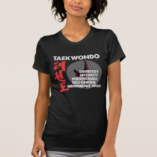 Taekwondo Tenets Martial Arts Tae kwon do T-Shirt
