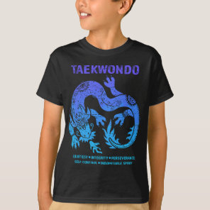 Taekwondo TKD Tae Kwon Do Dragon Art Martial Arts  T-Shirt