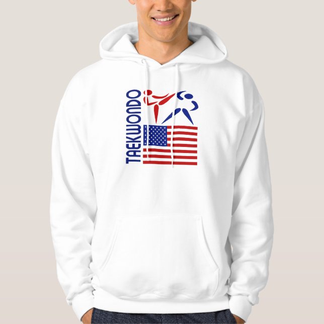 Taekwondo United States Hoodie (Front)