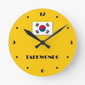Taekwondo Wall Clock