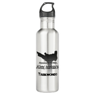 TaekwondoTenantsShadows Stainless Steel Water Bottle