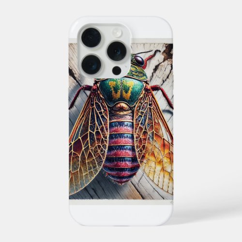 Taeniotes Beetle 030724IREF115 _ Watercolor iPhone 15 Pro Case