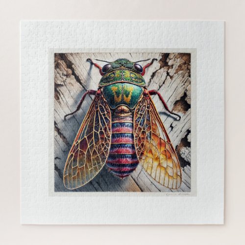 Taeniotes Beetle 030724IREF115 _ Watercolor Jigsaw Puzzle