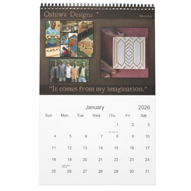 TAFA Calendar 2013: Labors of Love (Jan 2026)