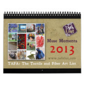 TAFA Calendar 2013: Muse Moments (Cover)