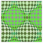 Taffi Op Art Grass Green Fabric