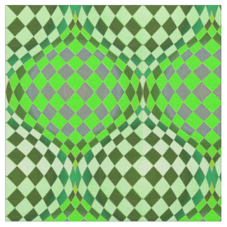 Taffi Op Art Grass Green Fabric