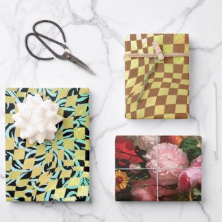Taffi Op Art Sampler Wrapping Paper Sheets