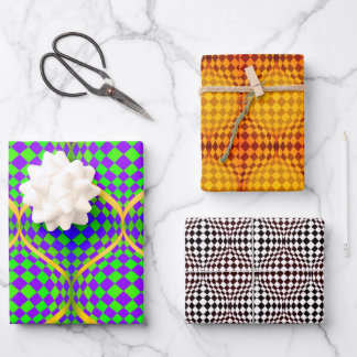 Taffi Op Art Sampler Wrapping Paper Sheets